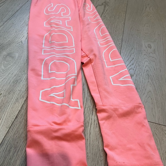 Adidas athletic leggings- coral color. - Picture 1 of 2